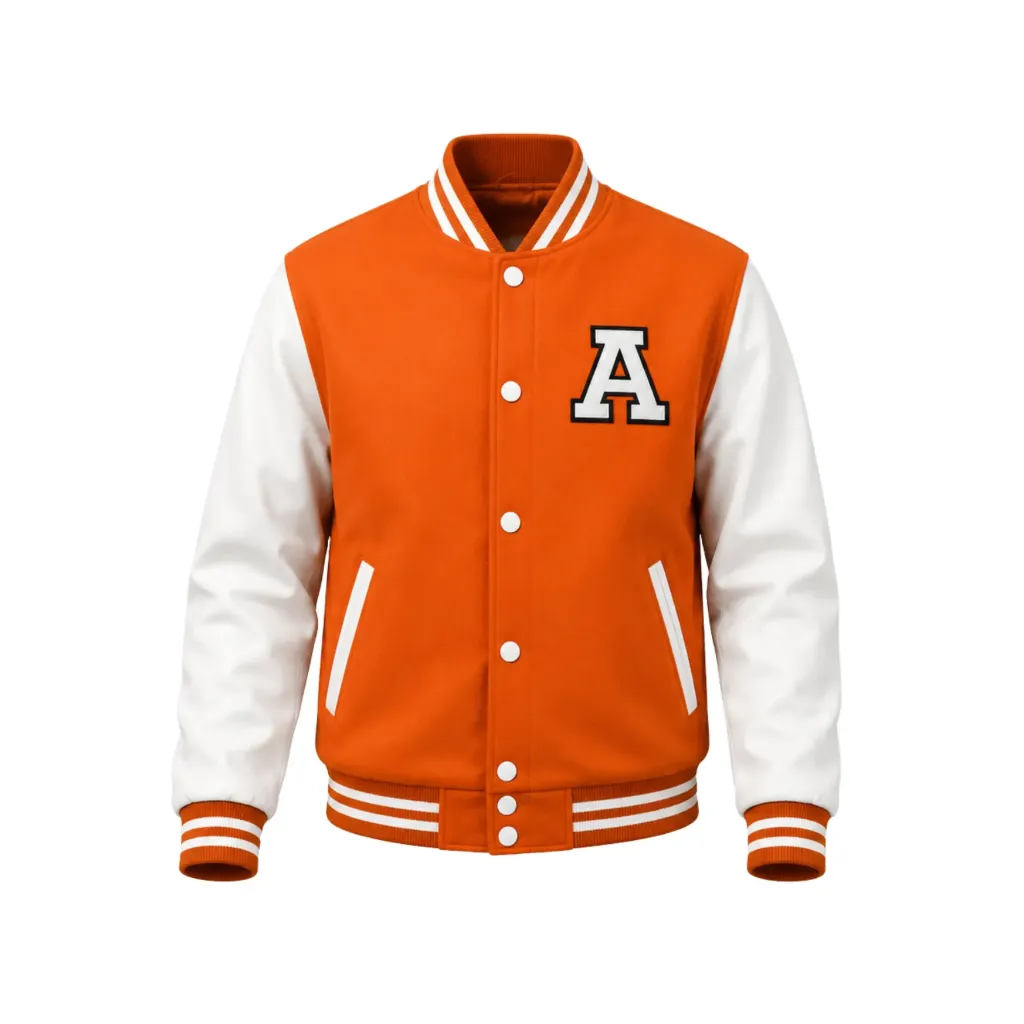 Anáhuac Basics - Chamarra Universitaria Leones Naranja (S)
