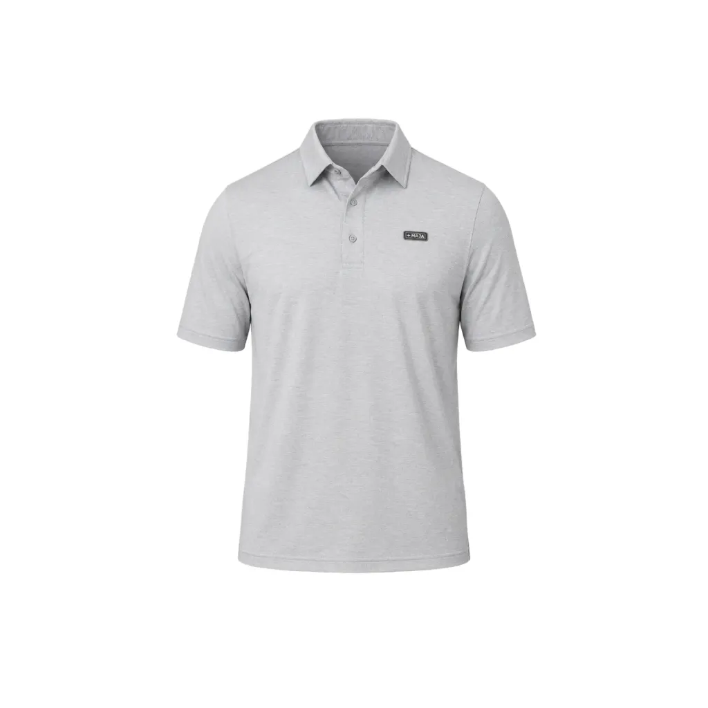 MAJA Polo Active Luna-Gris (S)