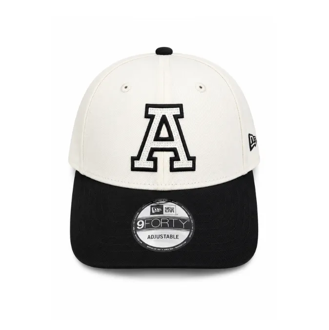 New Era x Anáhuac 9FORTY Strapback - Blanca/Negra