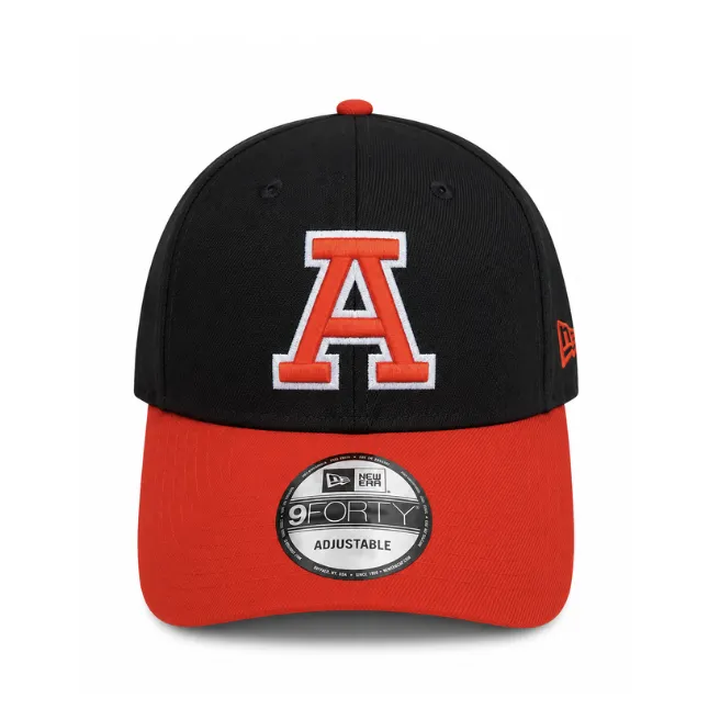 New Era x Anáhuac 9FORTY Strapback - Negra/A Naranja